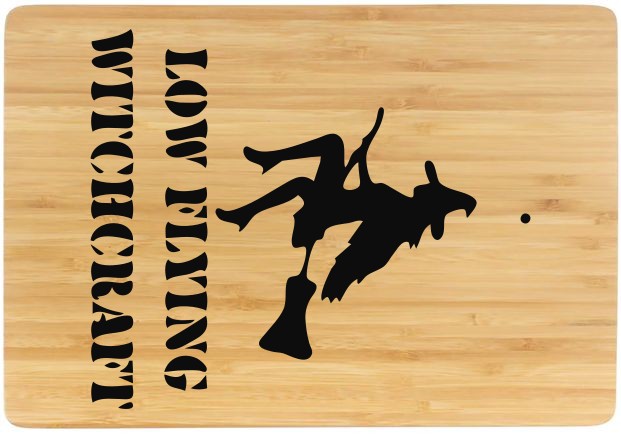 LOW FLYING WITCHCRAFT SIGN