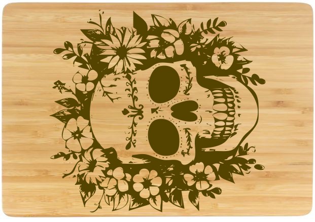 skull-flowers